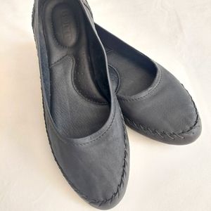 Born Yara Ballet Flats—Black Leather